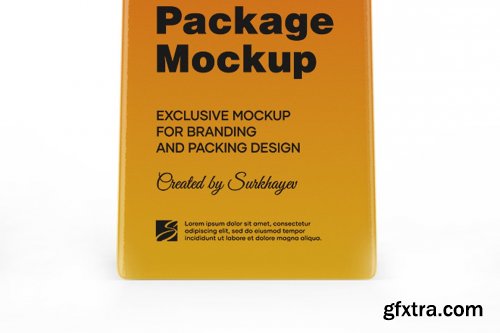 CreativeMarket - Carton Package With Plastic Cap 5558121