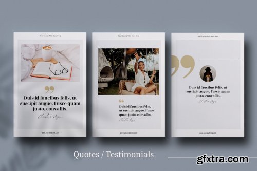 CreativeMarket - eCourse Workbook InDesign template 4663195