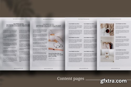 CreativeMarket - eCourse Workbook InDesign template 4663195