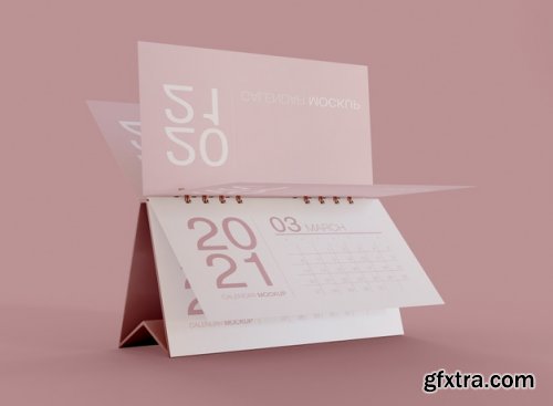 Calendar mockup - 20 PSD