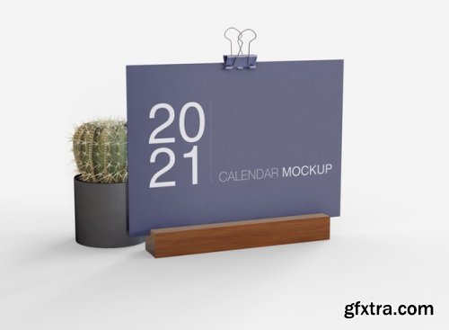 Calendar mockup - 20 PSD