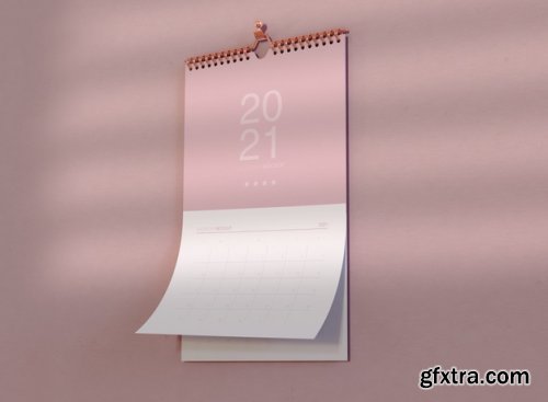 Calendar mockup - 20 PSD