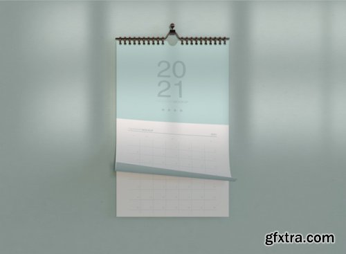Calendar mockup - 20 PSD