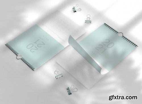 Calendar mockup - 20 PSD