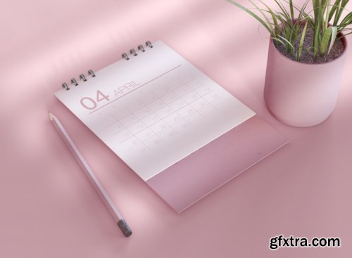 Calendar mockup - 20 PSD