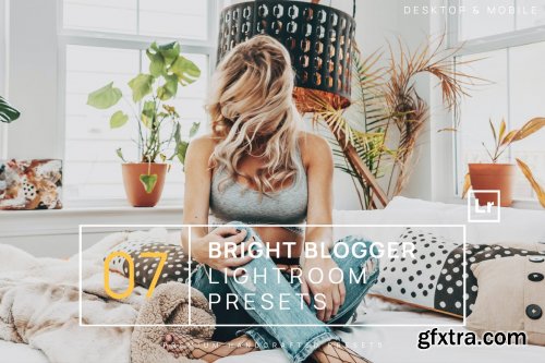 7 Bright Blogger Lightroom Presets + Mobile