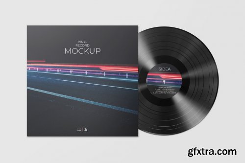 CreativeMarket - Vinyl Record Mockup 3 5392882