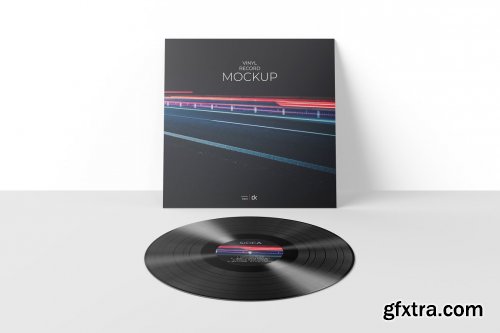 CreativeMarket - Vinyl Record Mockup 3 5392882