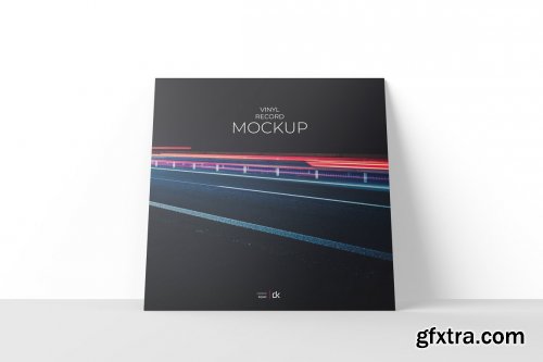 CreativeMarket - Vinyl Record Mockup 3 5392882