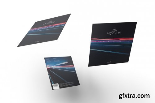 CreativeMarket - Vinyl Record Mockup 3 5392882