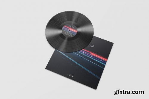 CreativeMarket - Vinyl Record Mockup 3 5392882