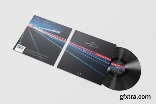 CreativeMarket - Vinyl Record Mockup 3 5392882