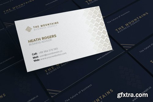 elements.envato - The Mountains Agency - Business Card