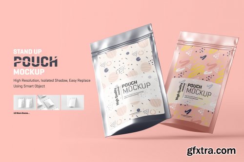 CreativeMarket - Stand Up Pouch Mockup 5590829