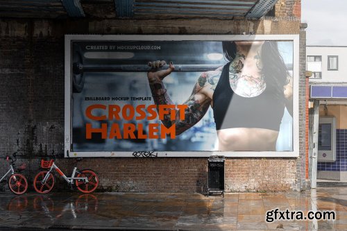 CreativeMarket - Posters and Signs Mockups Bundle 4262932