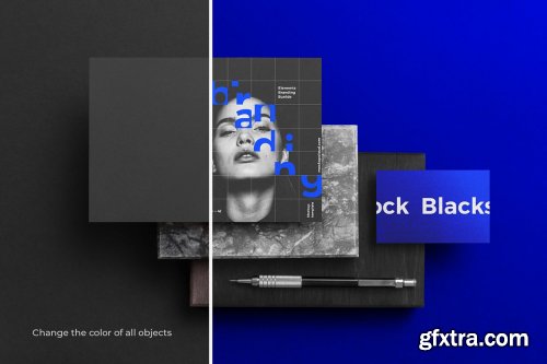 CreativeMarket - Blackstock Branding Mockup Kit 4234885