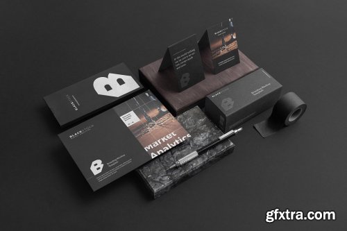 CreativeMarket - Blackstock Branding Mockup Kit 4234885