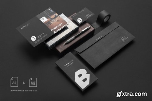 CreativeMarket - Blackstock Branding Mockup Kit 4234885