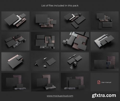 CreativeMarket - Blackstock Branding Mockup Kit 4234885