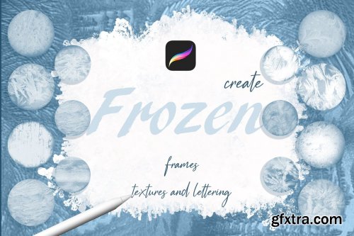 CreativeMarket - Frozen Brushes for Procreate 5625111