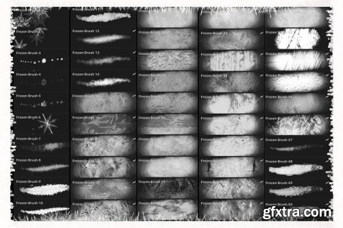 CreativeMarket - Frozen Brushes for Procreate 5625111