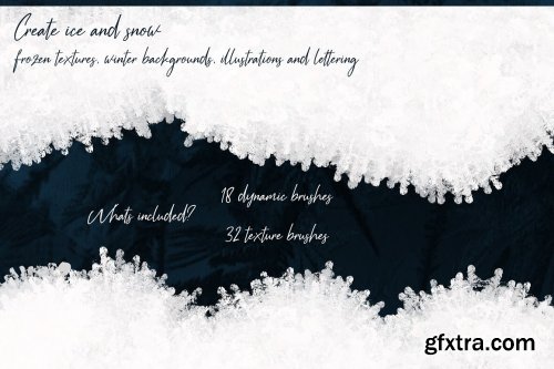 CreativeMarket - Frozen Brushes for Procreate 5625111