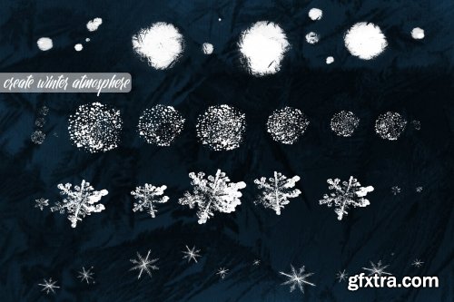 CreativeMarket - Frozen Brushes for Procreate 5625111