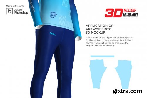 CreativeMarket - 3D Men's Soccer Goalkeeper Kit psd 5567402