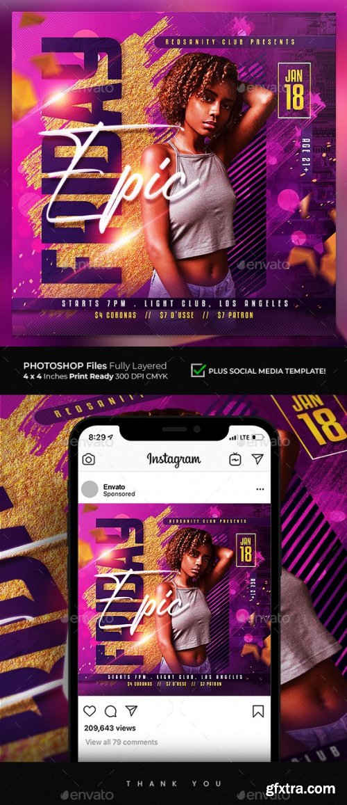 GraphicRiver - Night Club Flyer 28920753