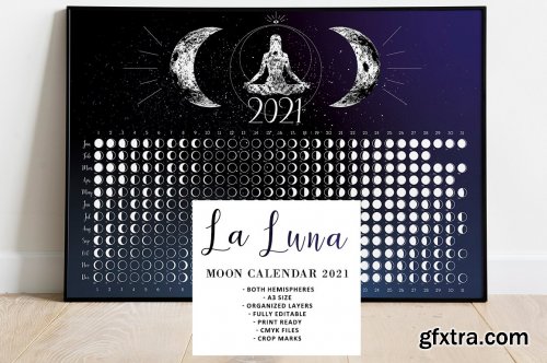 CreativeMarket - Moon Calendar 2021 MEGA BUNDLE 5635160
