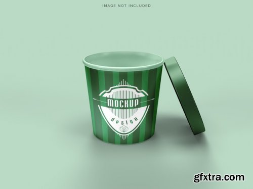  Mockup cup ice cream packaging mockup