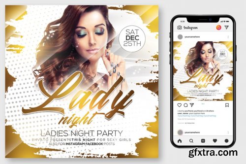 CreativeMarket - 100 Night Club Party Flyers Bundle 4496766