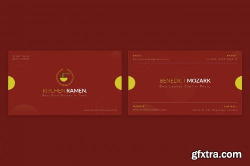 Elements.Envato - Kitchen Ramen Business Card