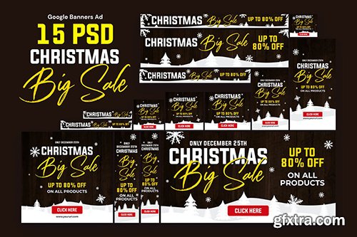 Merry Christmas Banners Ad