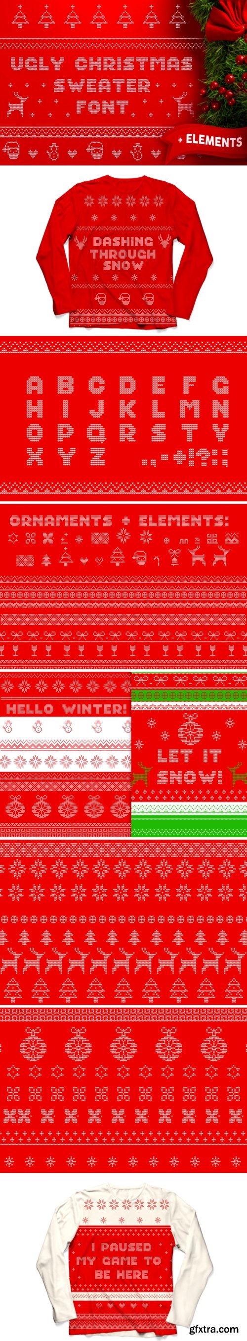 Ugly Christmas Sweater Font