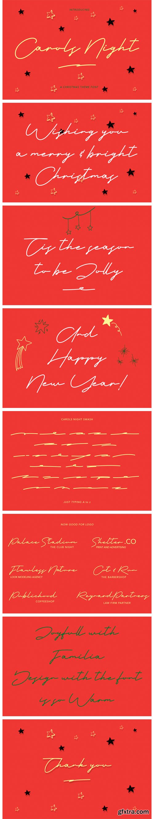 Carols Night Font
