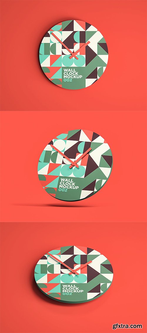 Wall Clock Mockup 002