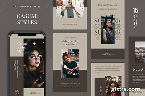 Casual Instagram Stories Template