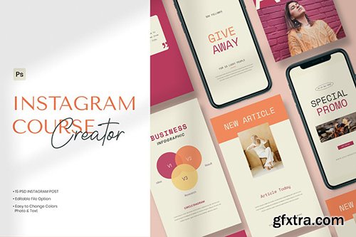 Instagram Course Creator Stories Template