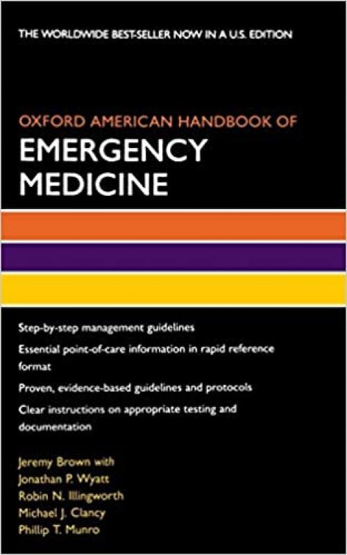  Oxford American Handbook of Emergency Medicine (Oxford American Handbooks of Medicine) 