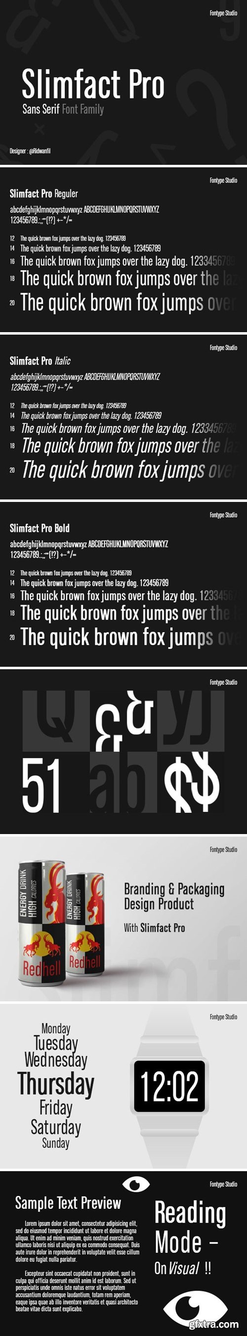 Slimfact Pro Font