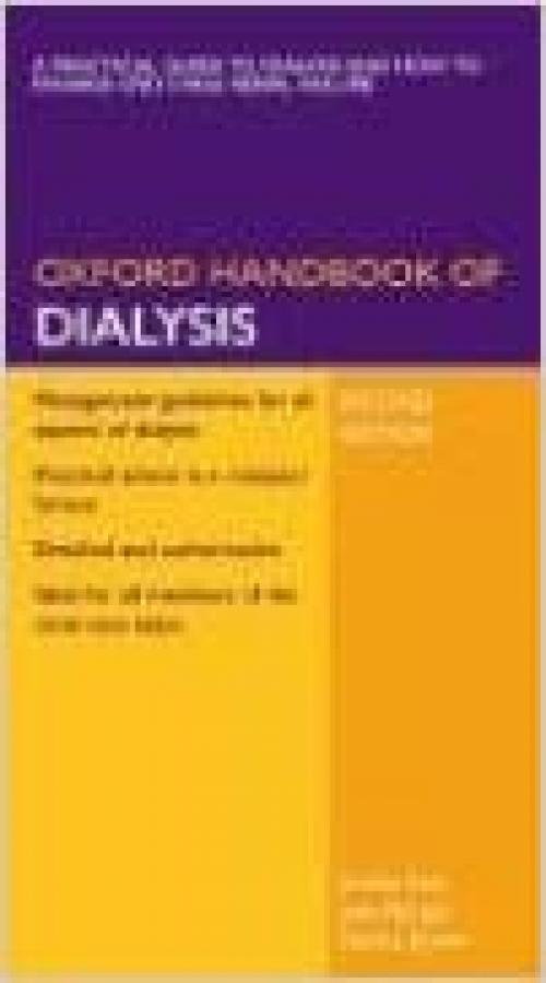  Oxford Handbook of Dialysis (Oxford Handbooks Series) 