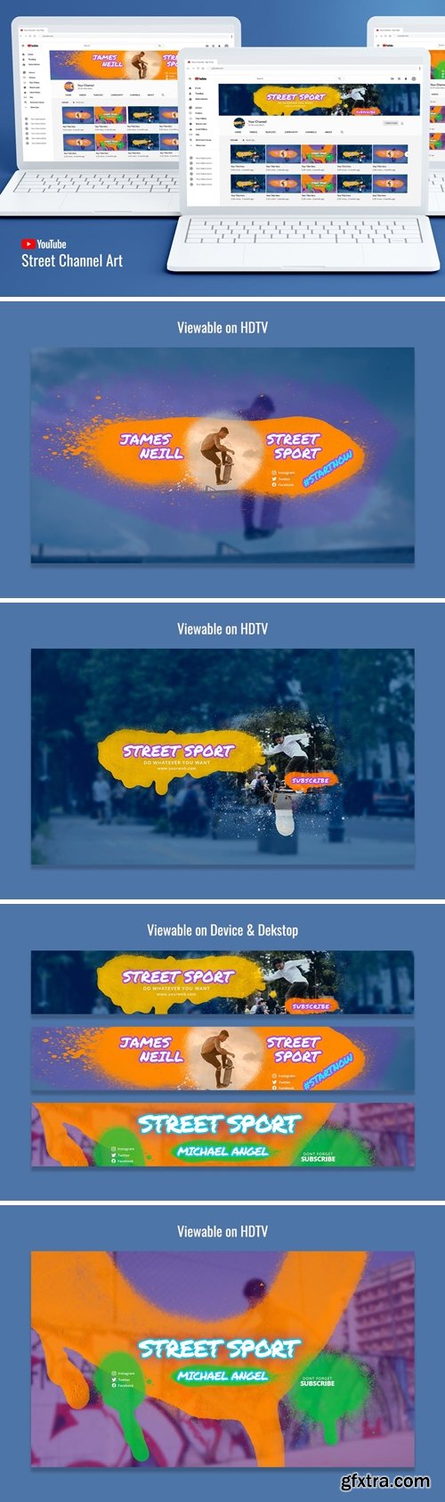 Street Youtube Channel Art