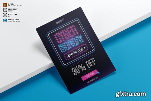 Cyber Monday Flyer Template Vol. 02 Cyber Monday Flyer Template Vol. 02