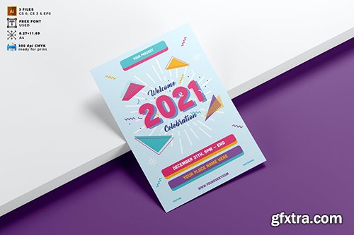 New Year Flyer Template Vol. 01 New Year Flyer Template Vol. 01