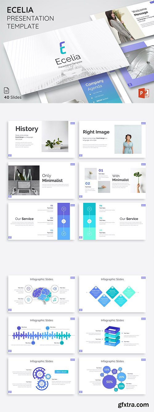 Ecelia - Powerpoint, Keynote and Google Slides Template