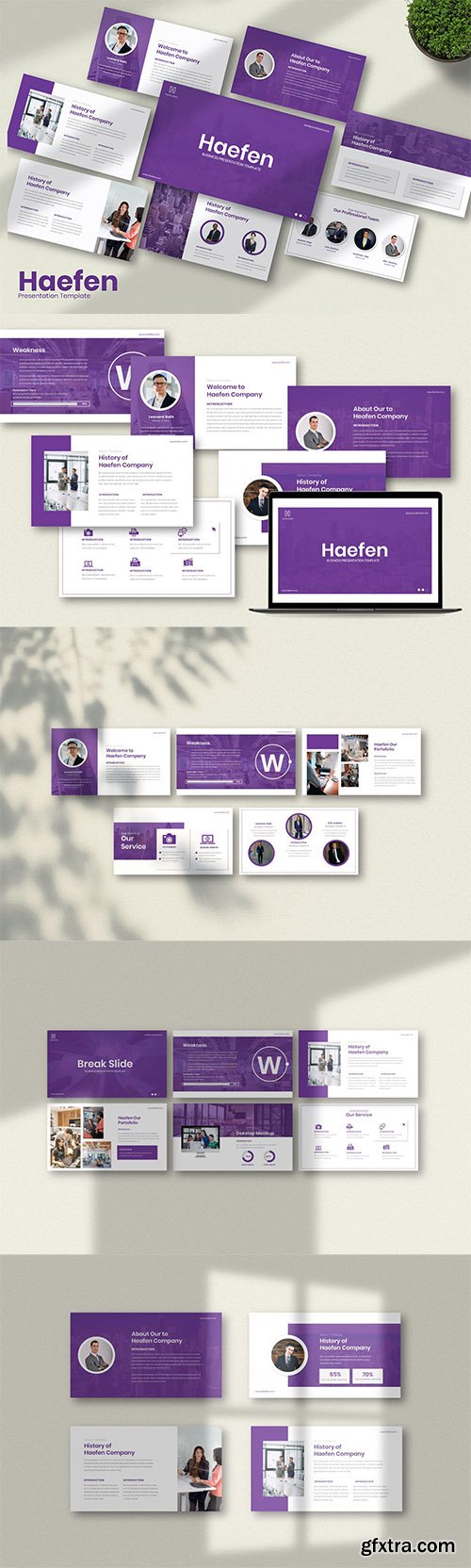 Haefen Busines Powerpoint, Keynote and Google Slides Template