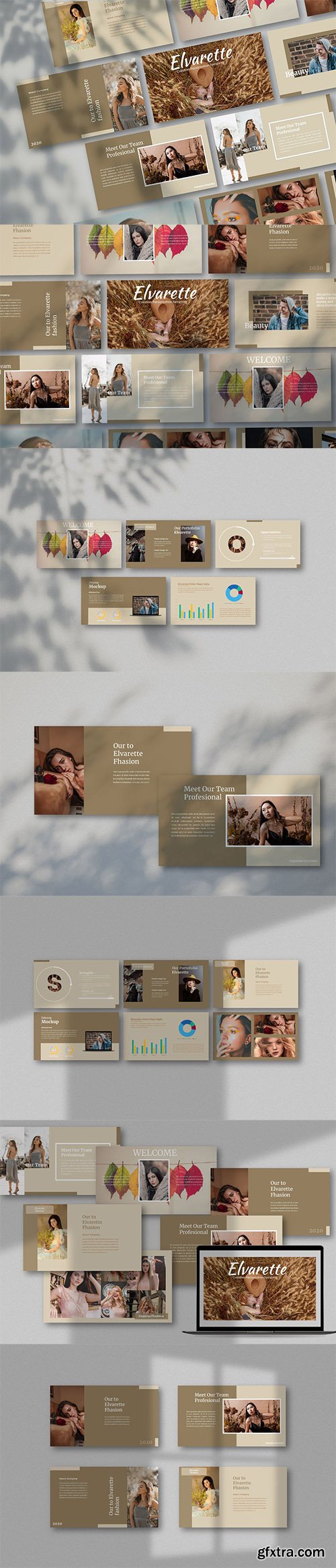 Elvarette - Creative Powerpoint, Keynote and Google Slides Template