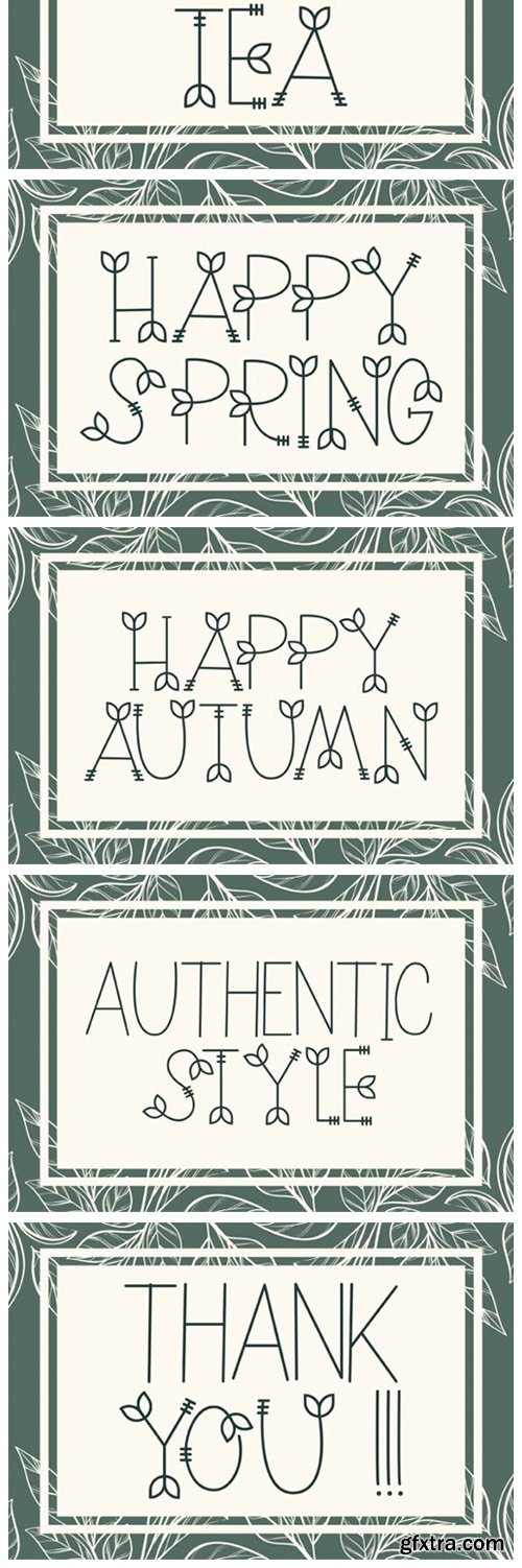 Nature Green Font Nature Green Font