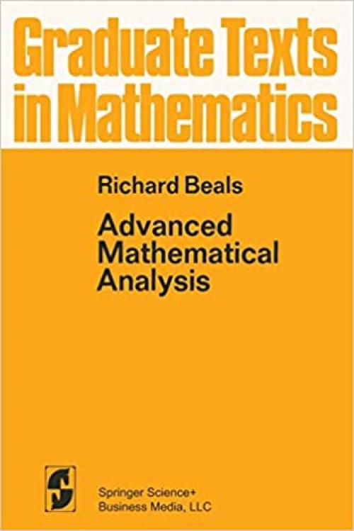  Advanced Mathematical Analysis: Periodic Functions and Distributions, Complex Analysis, Laplace Transform and Applications (Graduate Texts in Mathematics (12)) 